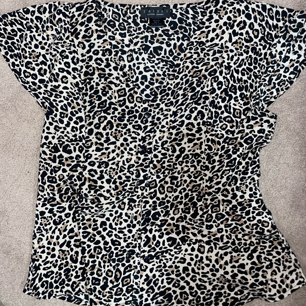 Cheetah print blouse from Francesca’s